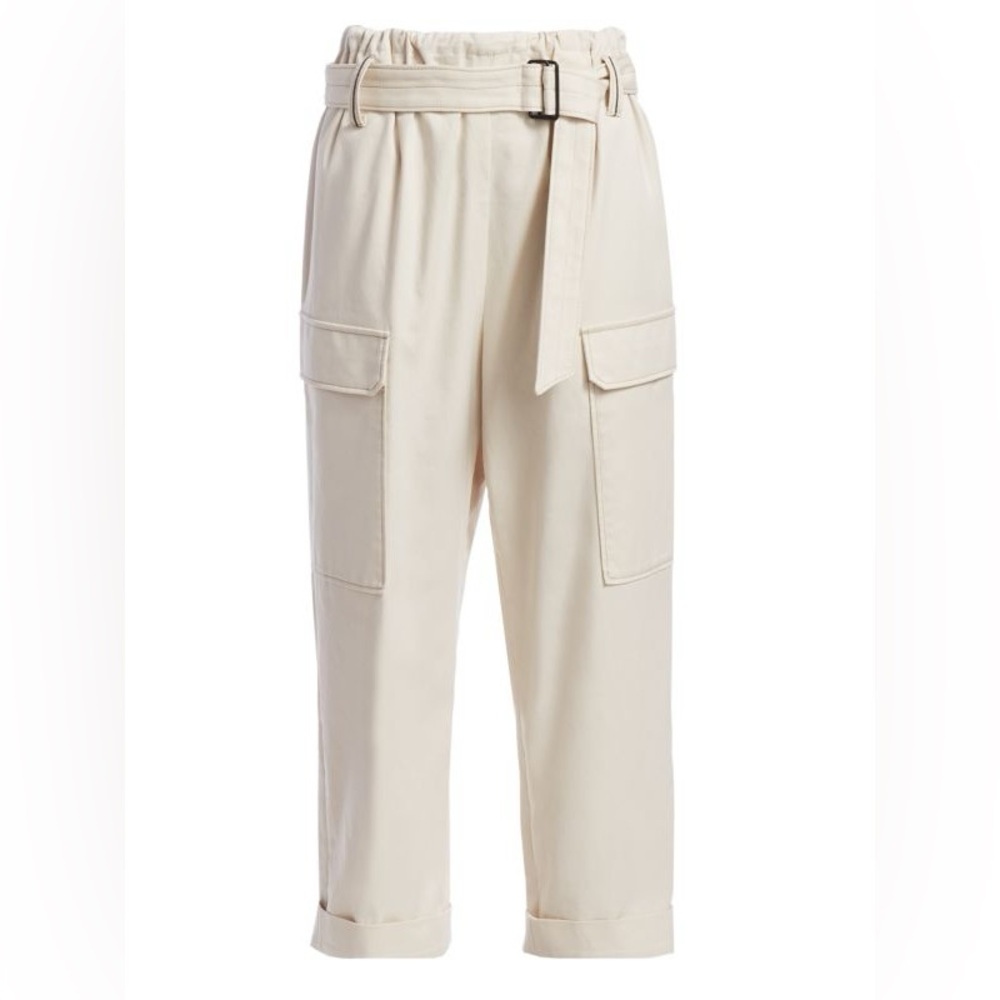 NWT Brunello Cucinelli Monili Paperbag Waist Pants